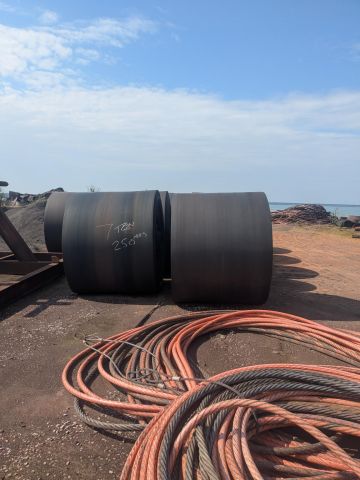 300te Various coils of steel cord conveyor belt ranging from 1680mm-1800mm wide - mjvaluemart