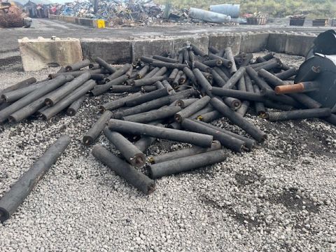 25 Te Rubber lined steel rolls - mjvaluemart