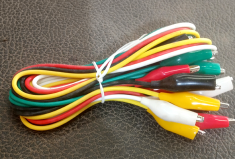 PLTCM-E-CONECTR CROCODILE CLIP WITH LEAD - mjvaluemart