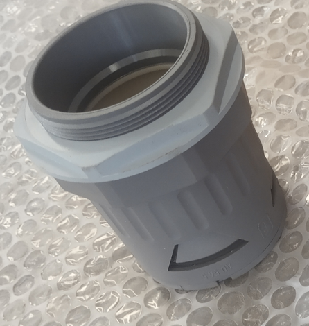 Coupler With Check nut for PG48 - mjvaluemart