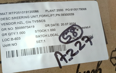 SREERING UNIT,FORKLIFT,PN:39300039 - mjvaluemart