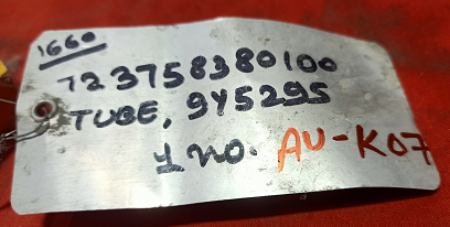 TUBE,GRADER,120H,PN:9Y5295 - mjvaluemart