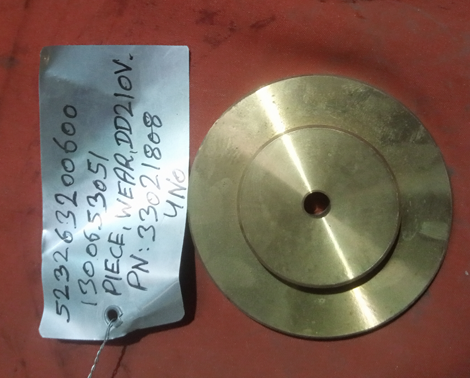 PIECE,WEAR,DD210 V,PN:33021808 - mjvaluemart