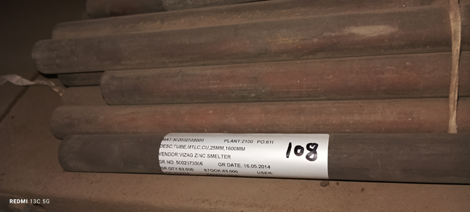 TUBE,MTLC,CU,25MM,1600MM - mjvaluemart