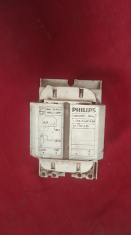BALLAST FOR HPMV LAMP 125W 250V - mjvaluemart