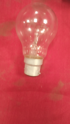 GLS lamp 100 watt, 230 V, BC,Pin,clear - mjvaluemart