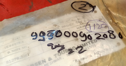 LOCK WASHER (830E) PN: VE4497KA. - mjvaluemart