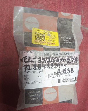 FUSE,MAXI,60A,VEHICLE,PN:1801FA0210N - mjvaluemart