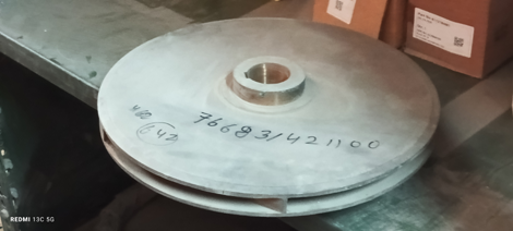 IMPELLER,2ND STAGE,CAST IRON,DSM-65/32A - mjvaluemart