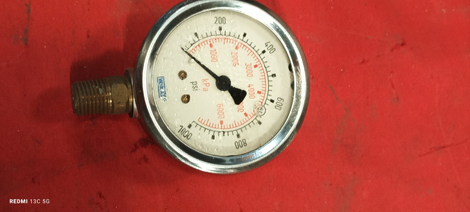 GAUGE, PRESSURE  (830E) PN: BF5491KA. - mjvaluemart
