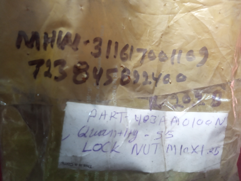 NUT,SHOCKER,10X1.25,VHCLE,PN:403AA0100N - mjvaluemart