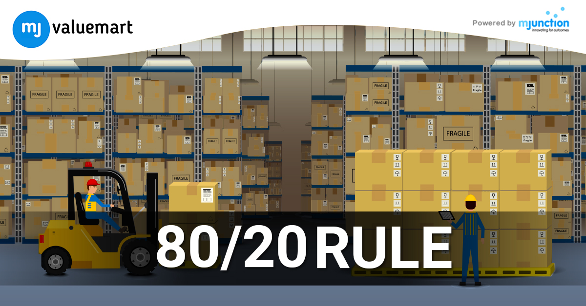 What is the 80/20 inventory rule